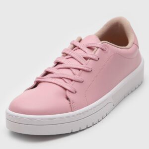 Tênis Moleca Liso Rosa